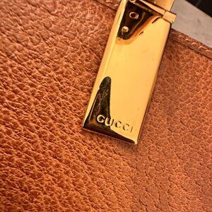 Gucci Vintage Continental Wallet | Brown Leather | Authenticated